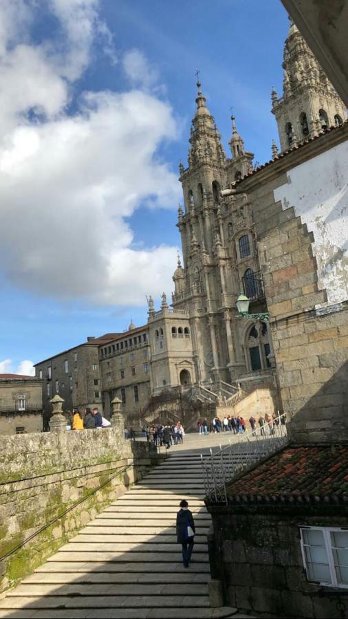 Apartamento Con Vistas A La Catedral Сантьяго-де-Компостела Екстер'єр фото